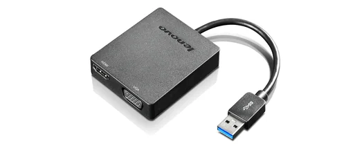 LENOVO USB3.0 to VGA/HDMI Adapter - 4X90H20061